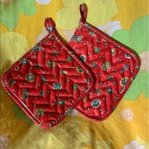 Vintage Country Kitchen Potholders